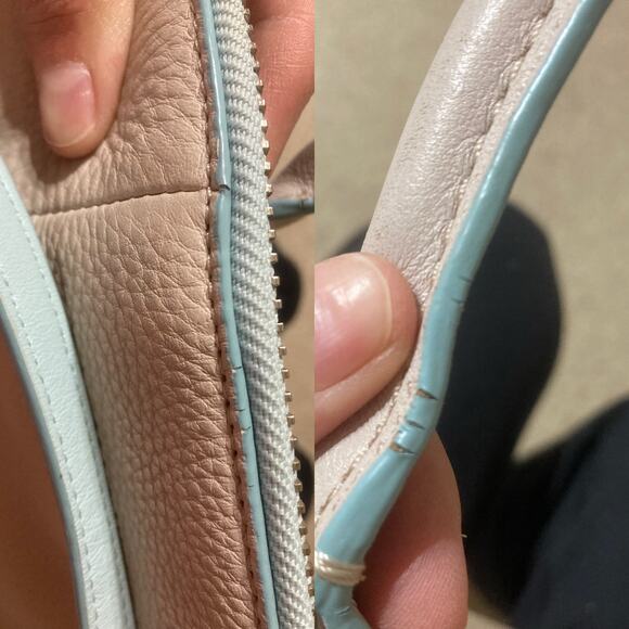 COACH 30165 BLEEKER PRESTON SATCHEL IN EDGE PAINT LEATHER - Picture 14 of 16